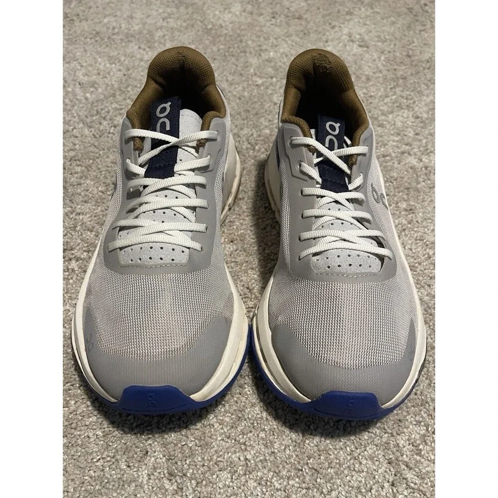 On Cloudnova Form 2 Womens Size 7 Silver Gray Athletic Running Shoes Sneakers